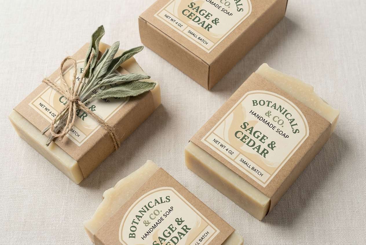 handmade soap packaging
