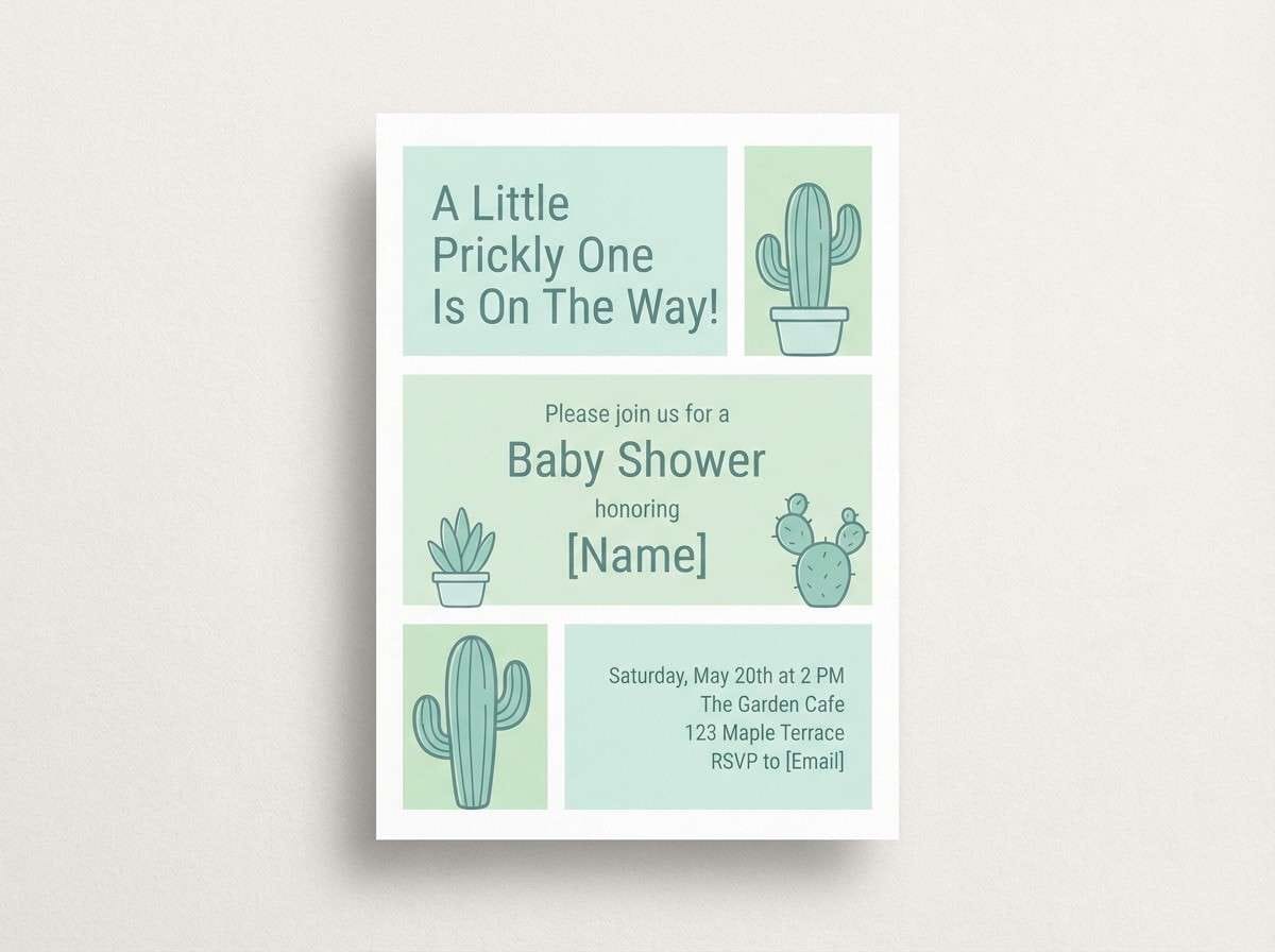 baby shower invitation