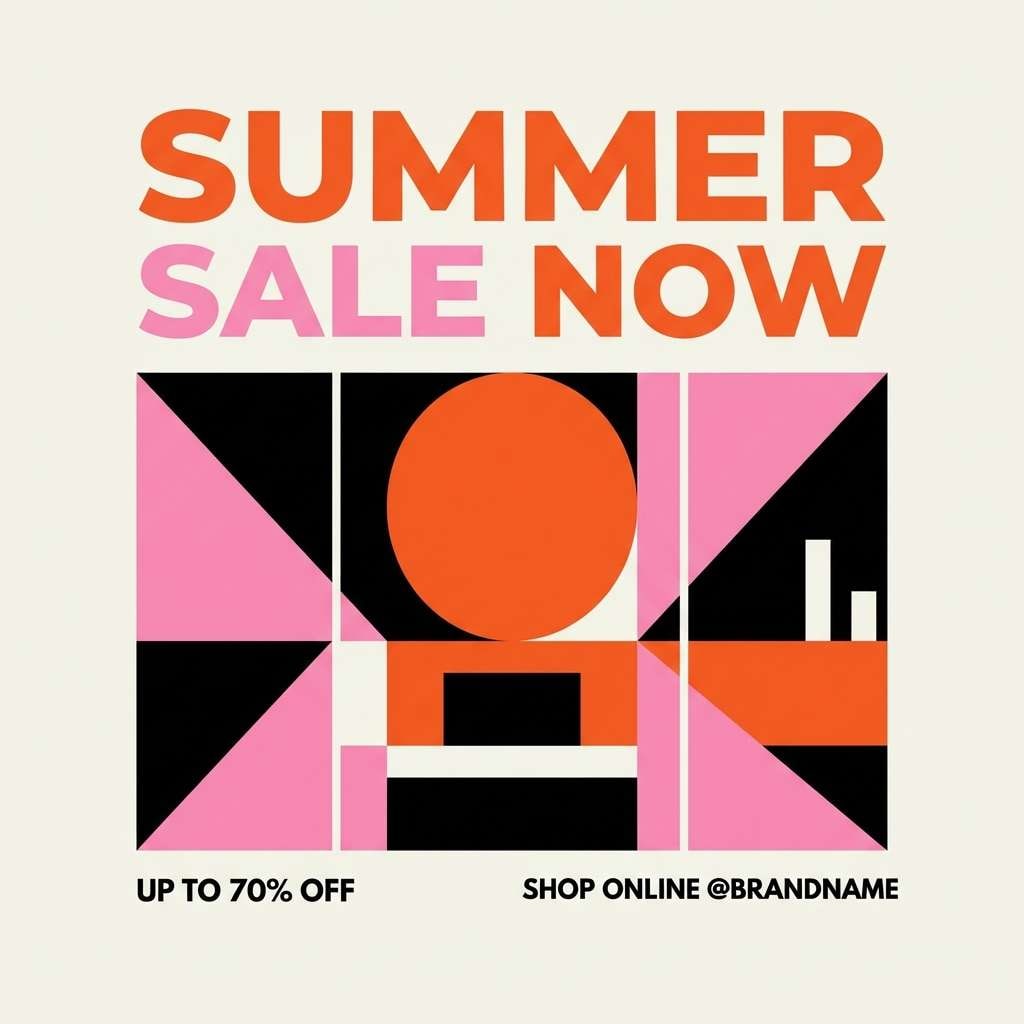 summer sale poster