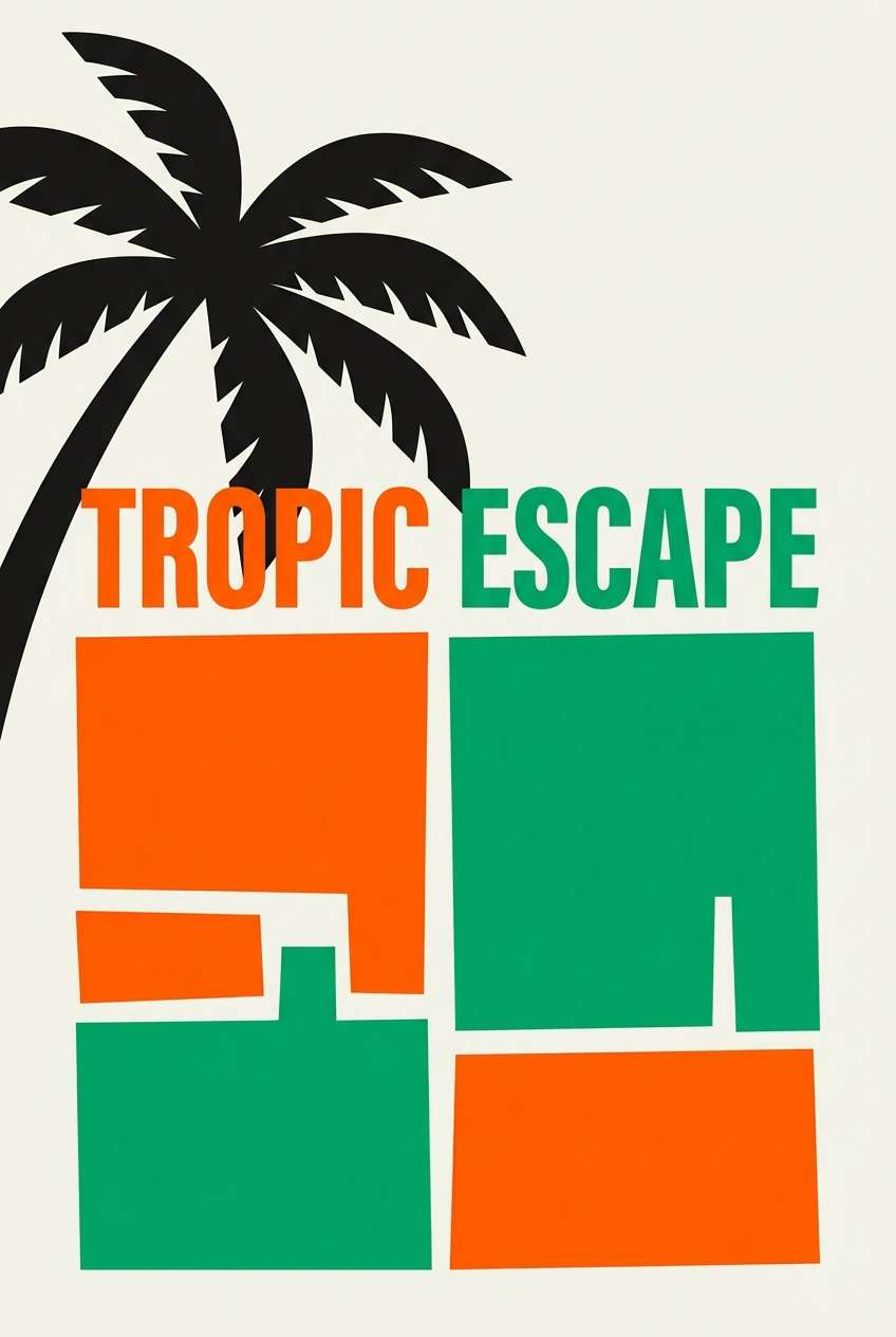 summer travel poster