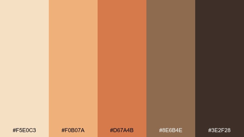 sunbaked orchard wild west color palette with hex codes
