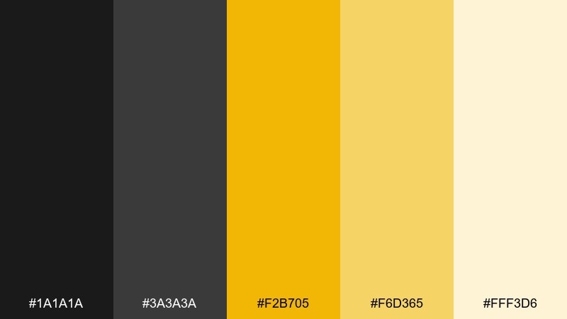 sunrise yield finance color palette with hex codes