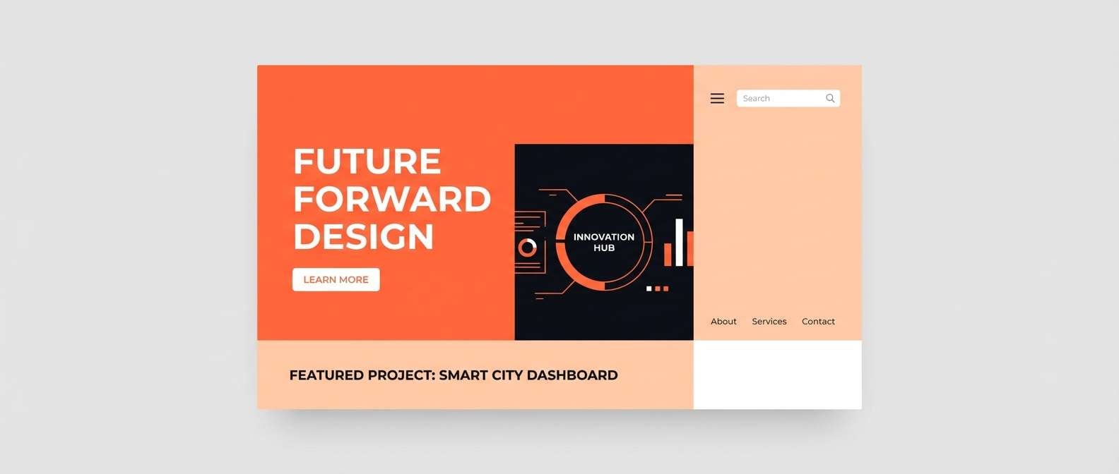 hero ui in copper orange
