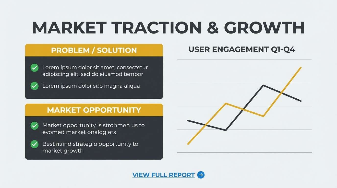 pitch slide with yellow highlights