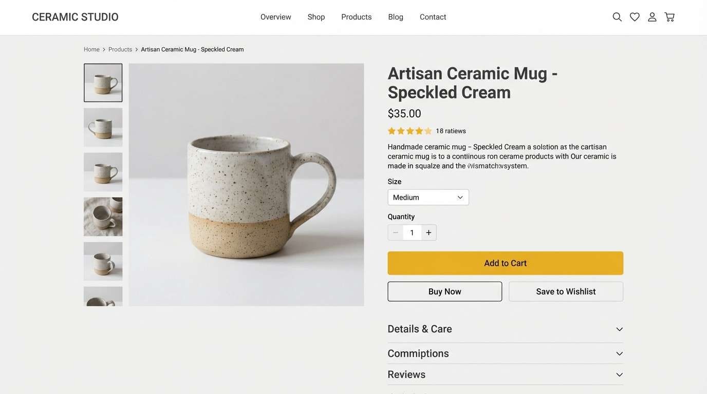 minimal ui with golden button