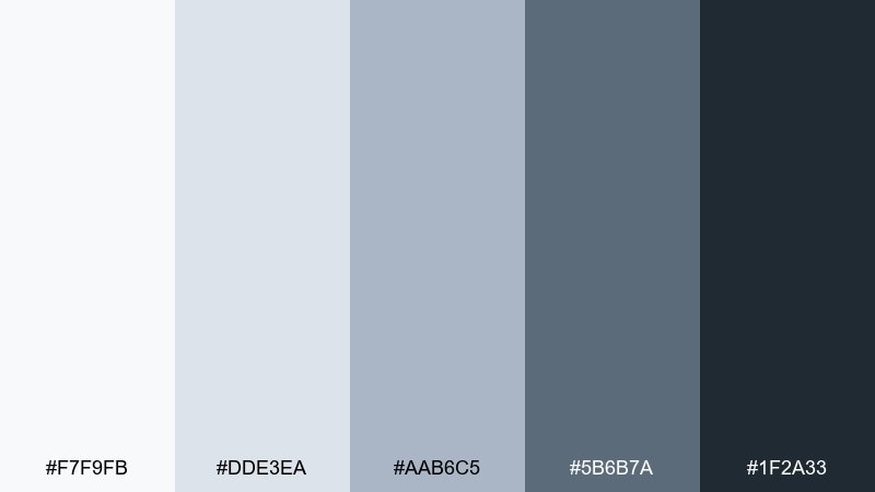 surgical steel medical color palette with hex codes