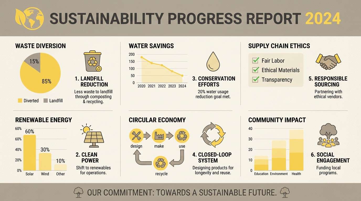 sustainability infographic