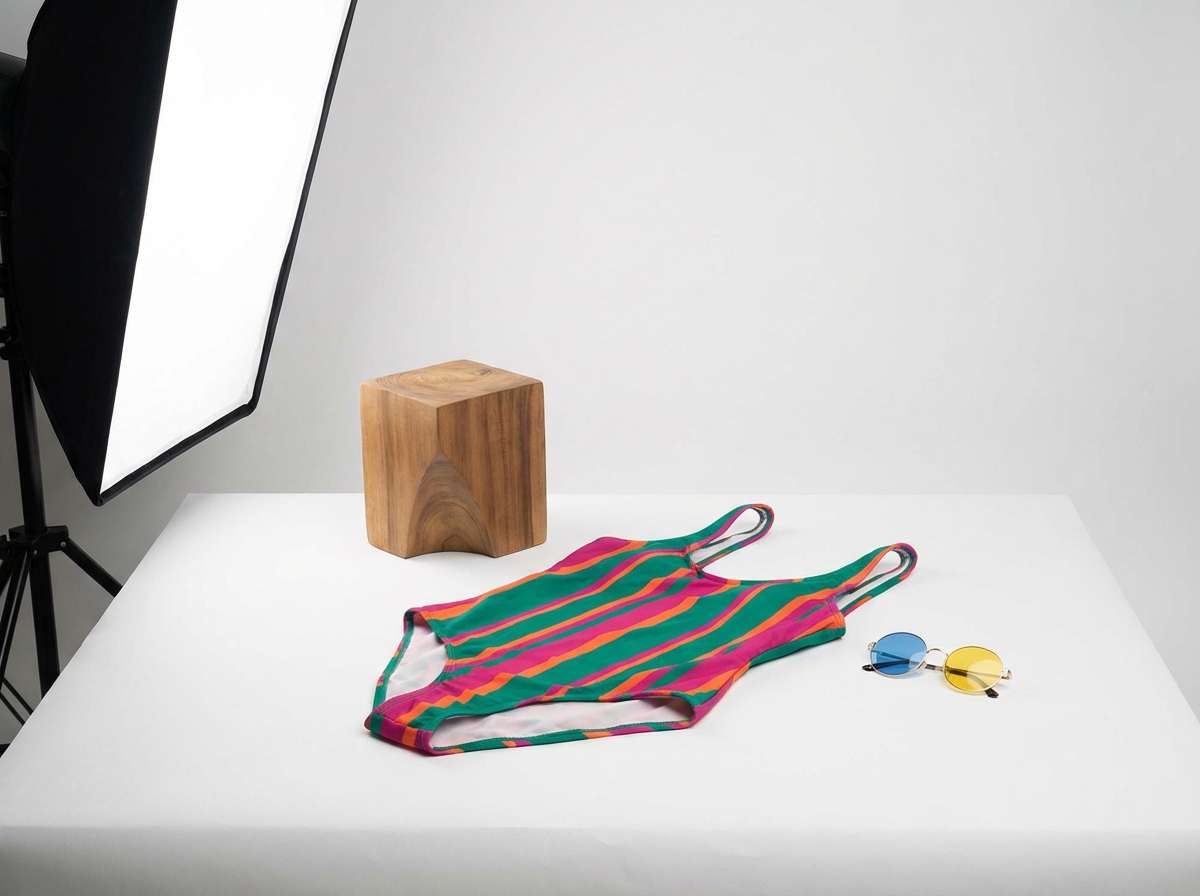 swimwear product ad studio