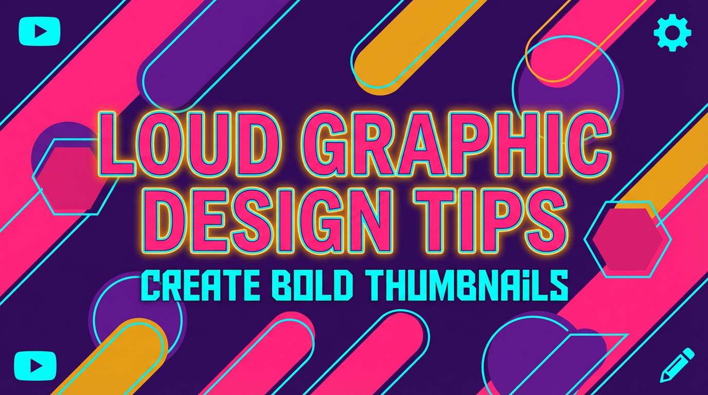 synthwave youtube thumbnail