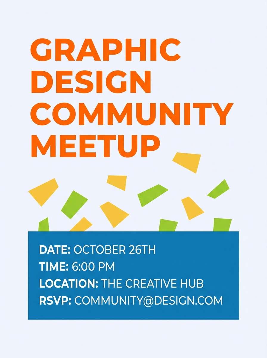 community invitation design