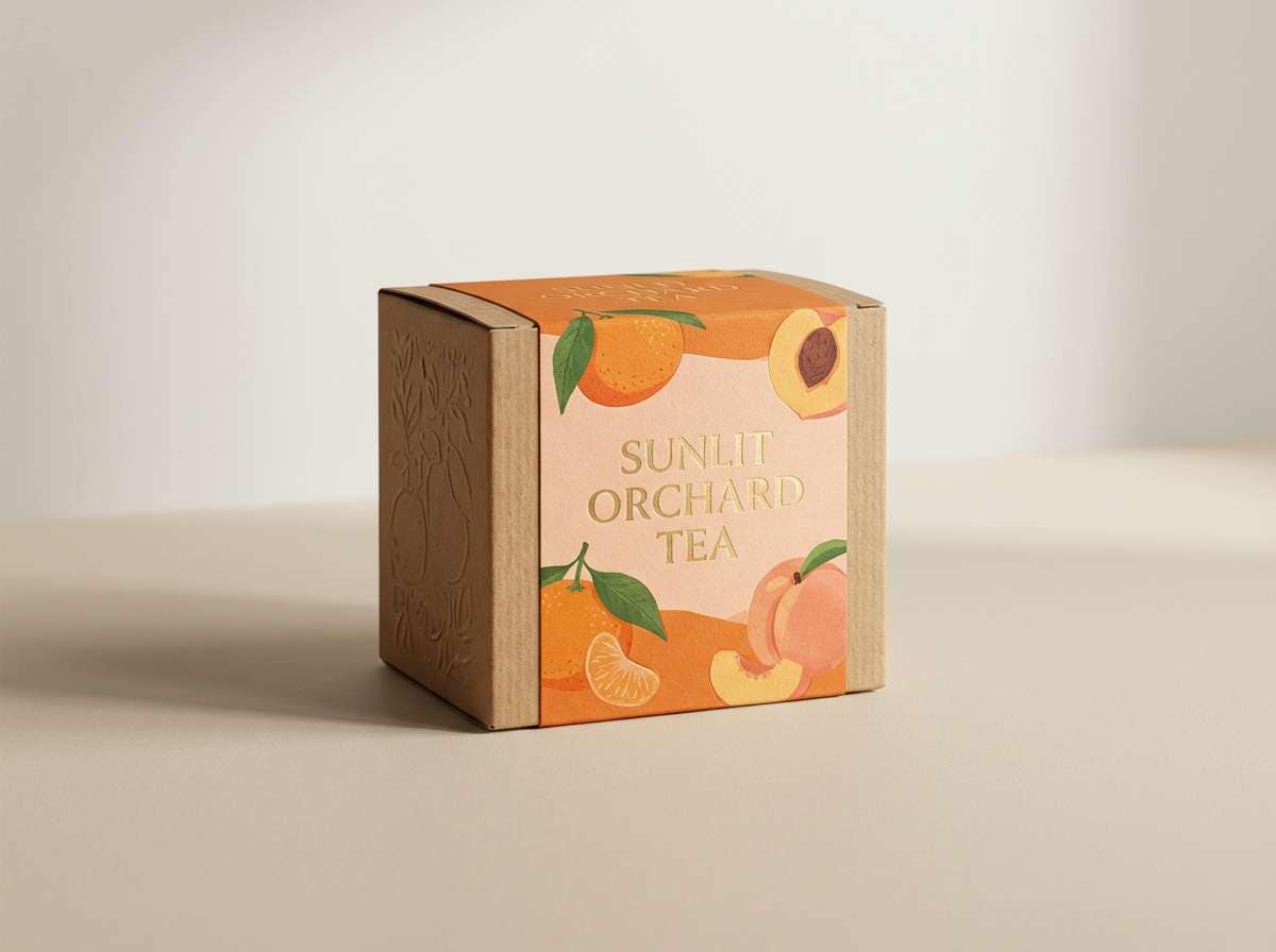 tea packaging mockup