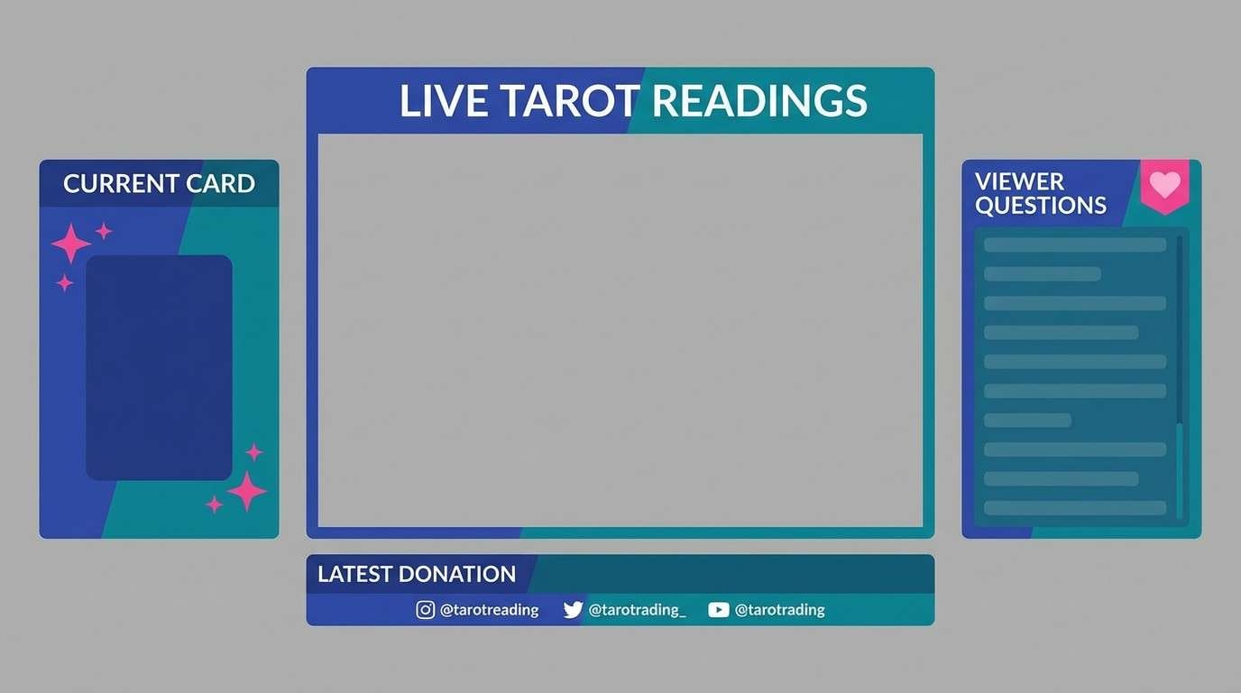 sapphire tarot stream overlay