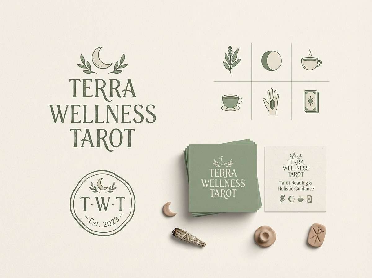 sage tarot brand kit