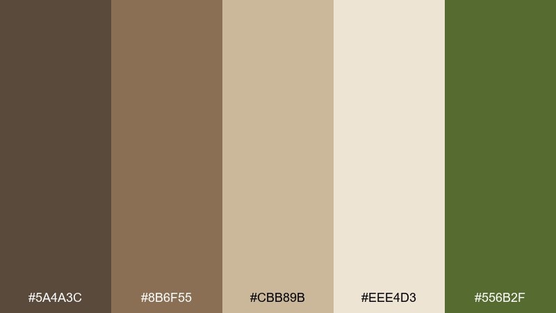 tea house japanese garden color palette with hex codes