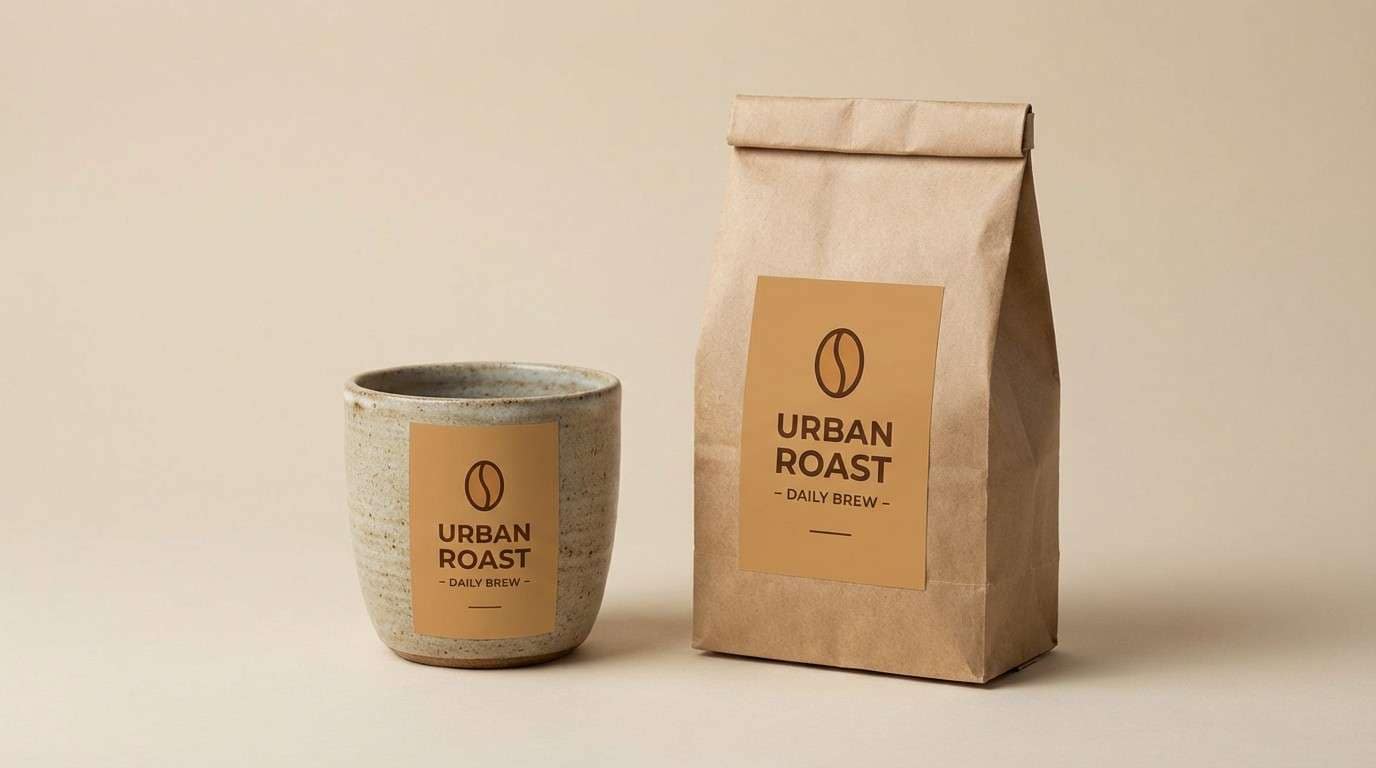 coffee packaging mockup