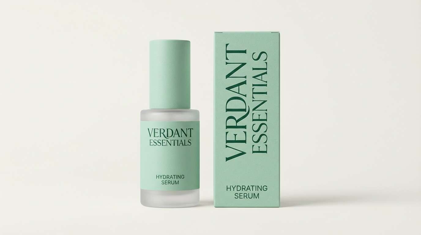 mint skincare packaging