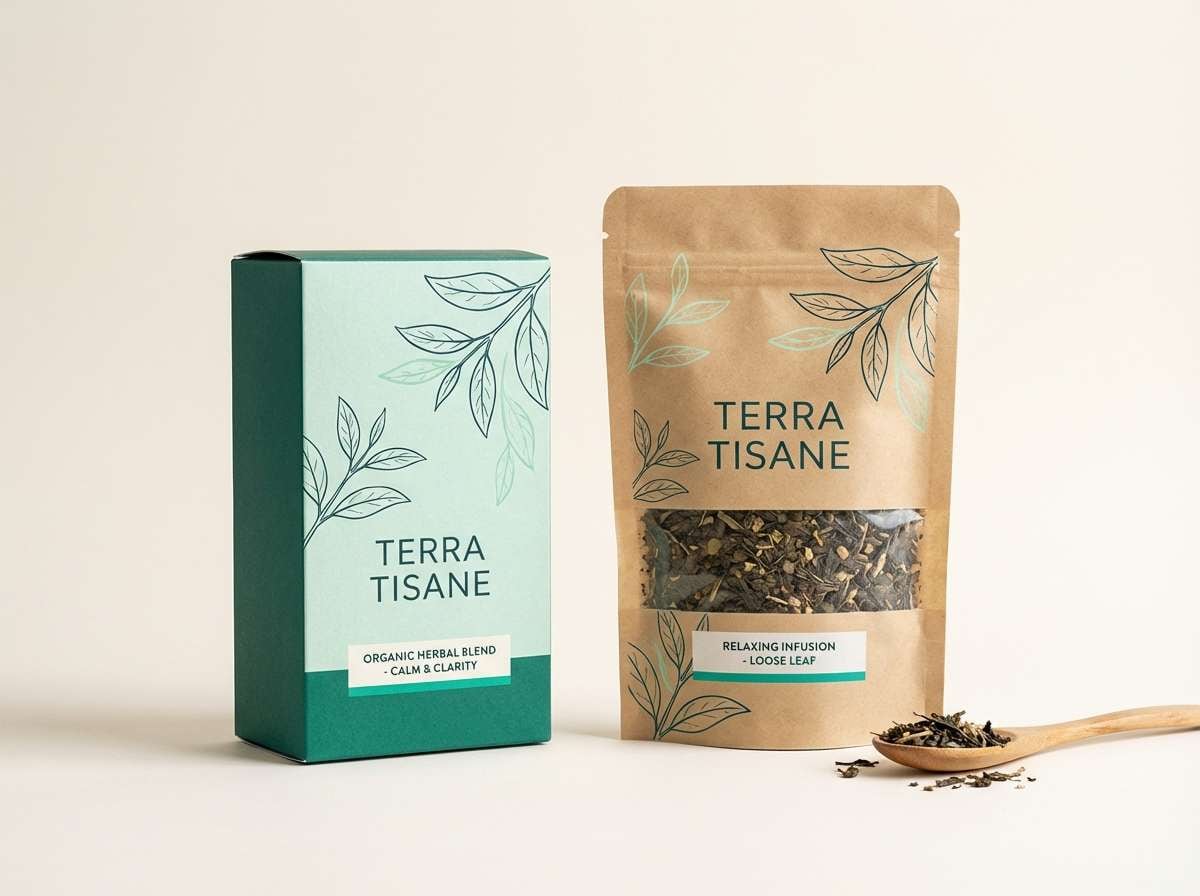 fresh market tea packaging