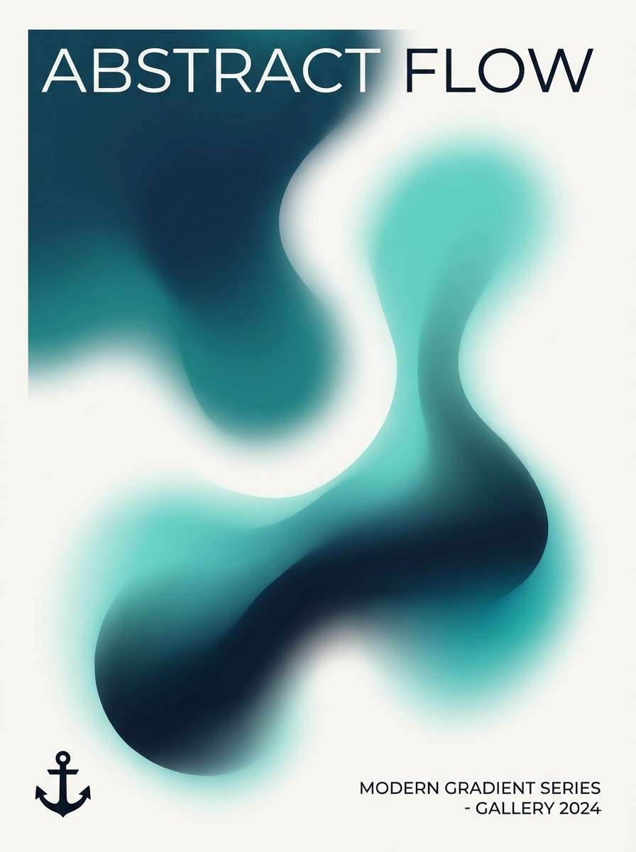 studio gradient poster