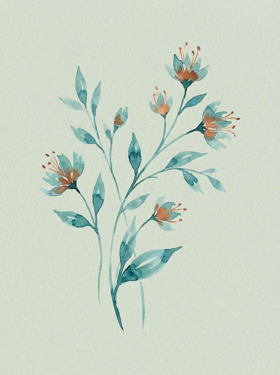 watercolor botanical art