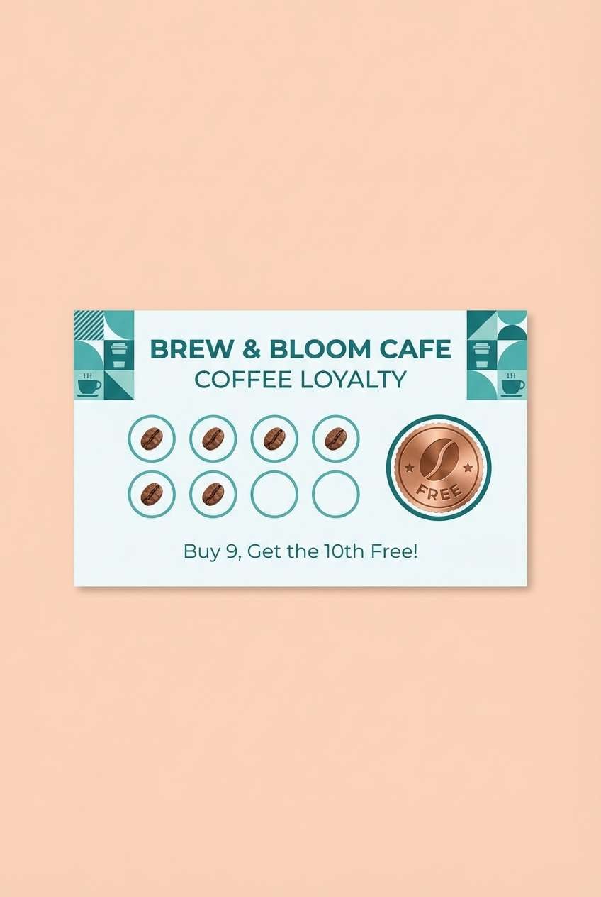 cafe loyalty card