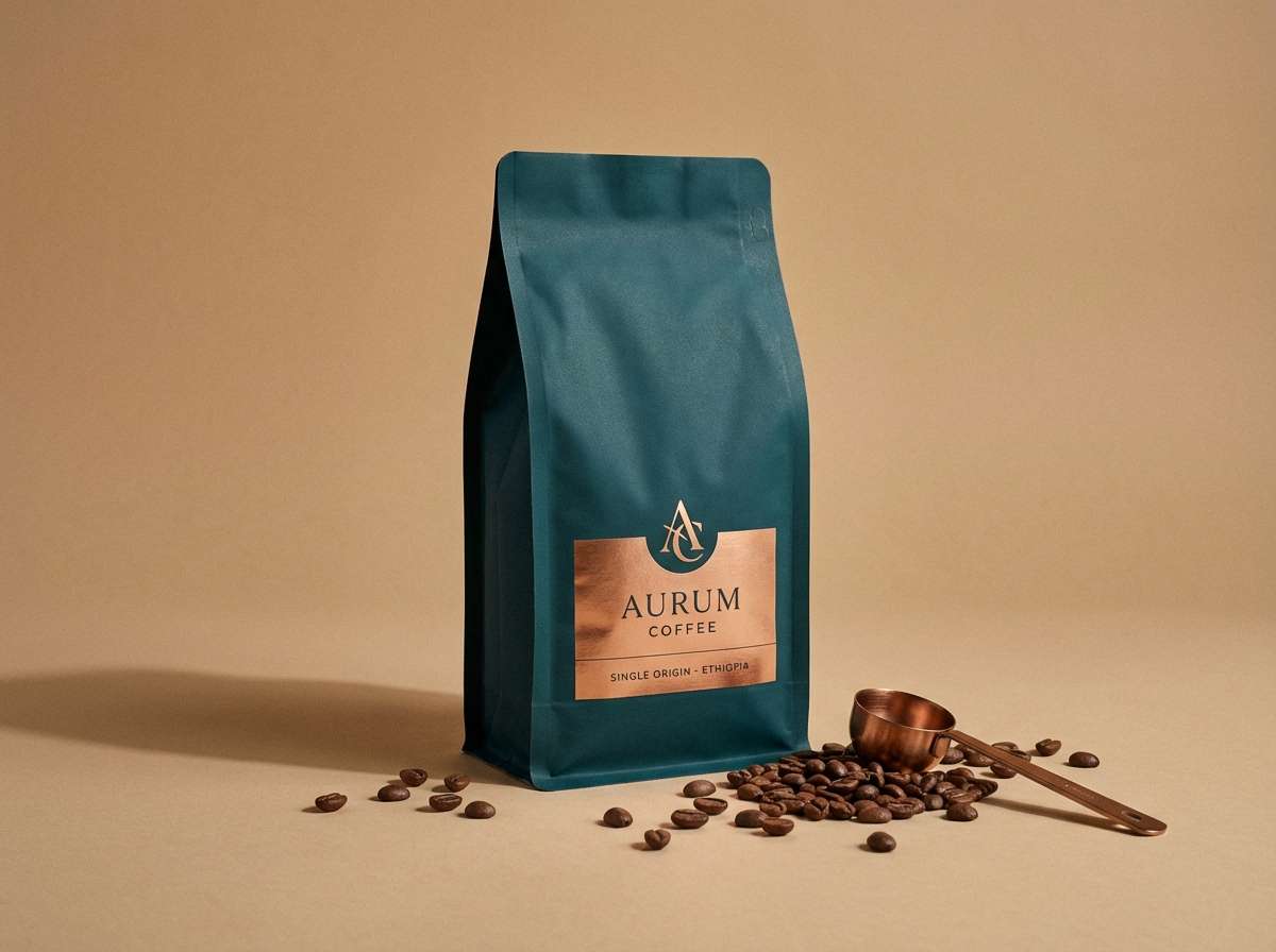 coffee bag product ad