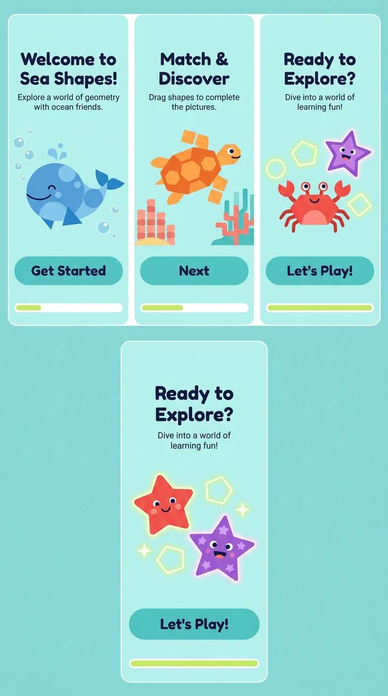 aqua teal lime onboarding