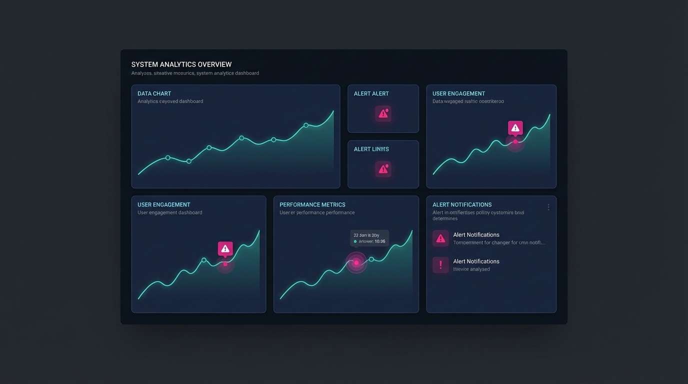 dashboard ui teal magenta