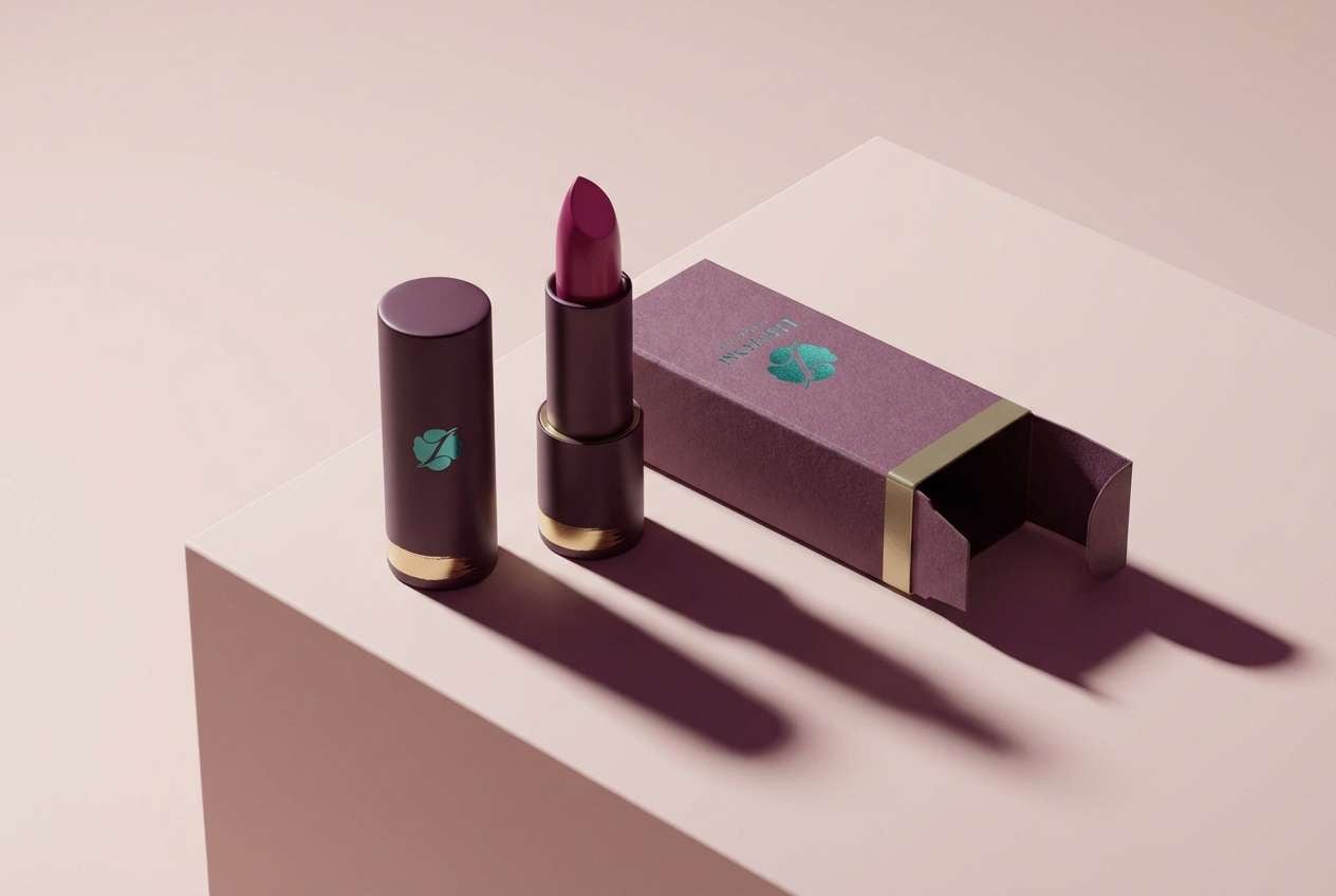 lipstick ad teal magenta