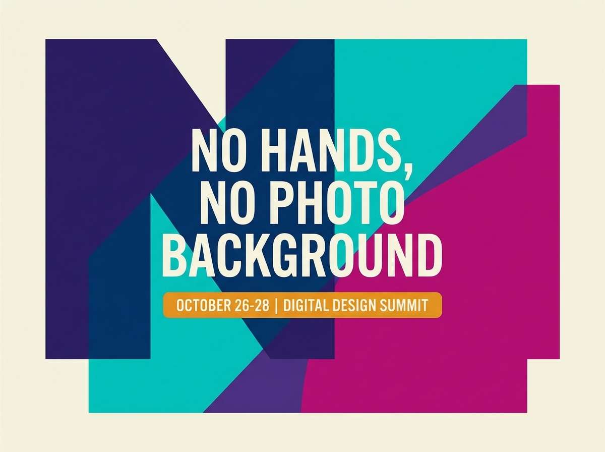 retro teal magenta poster