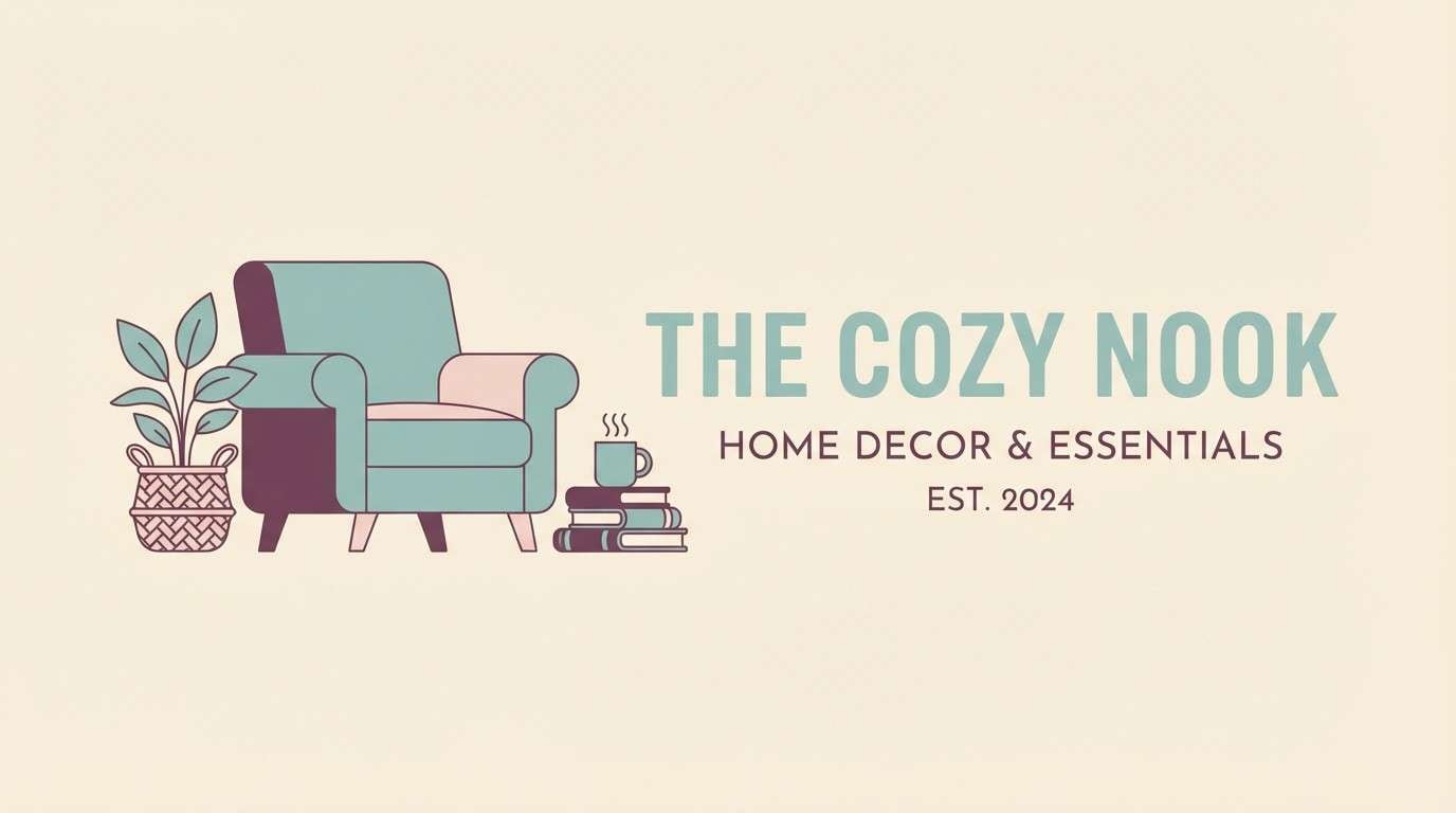 cozy banner in teal plum