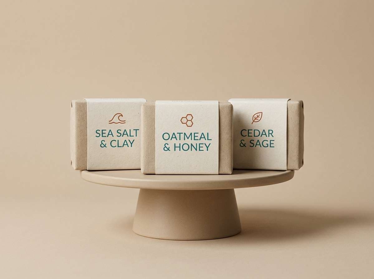 teal rust soap label