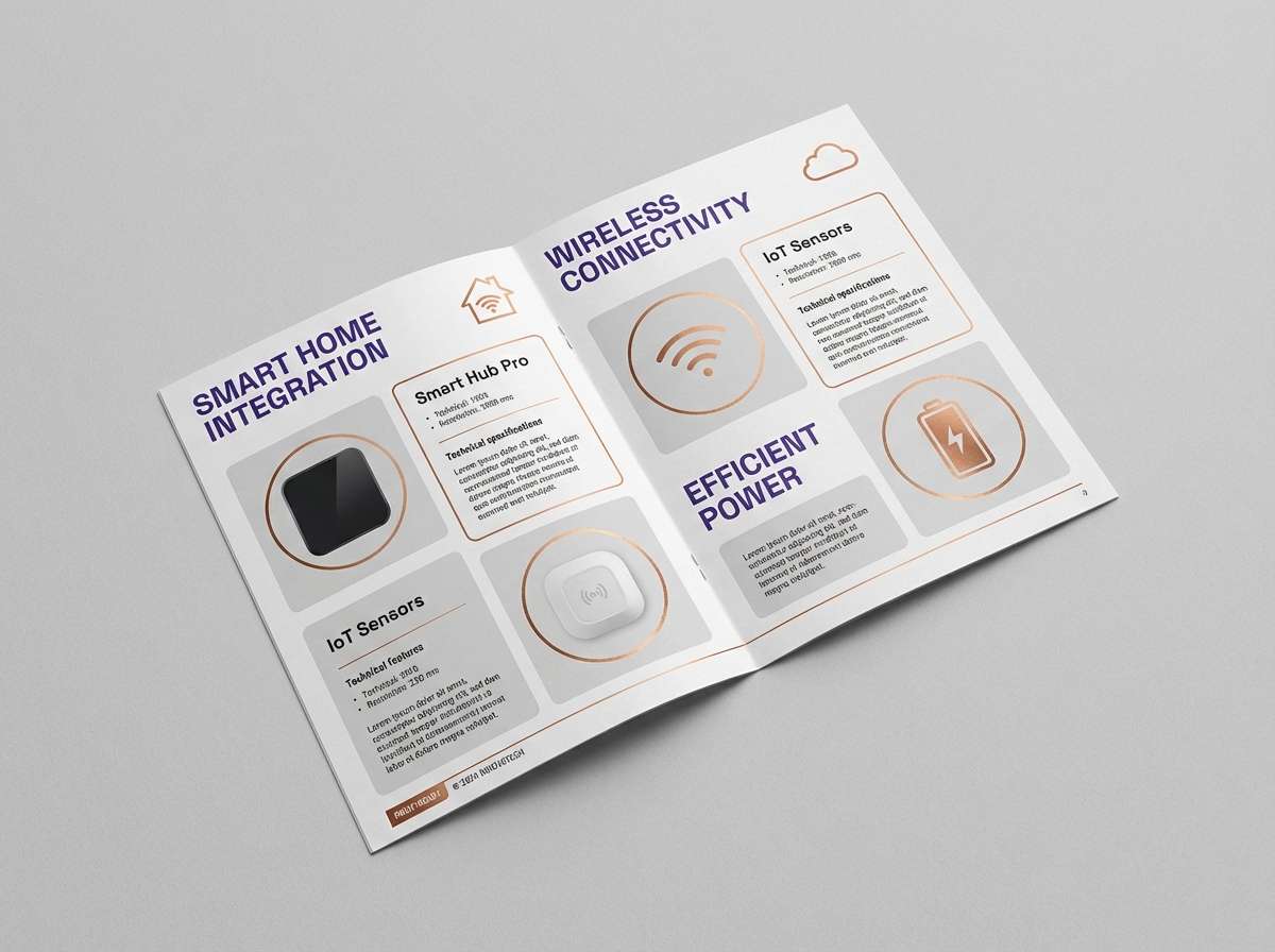 tech brochure layout