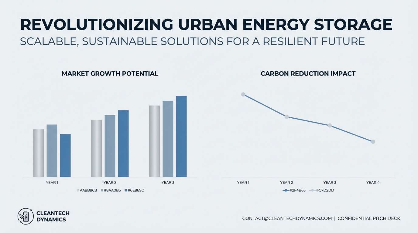 tech slide layout in silver blue