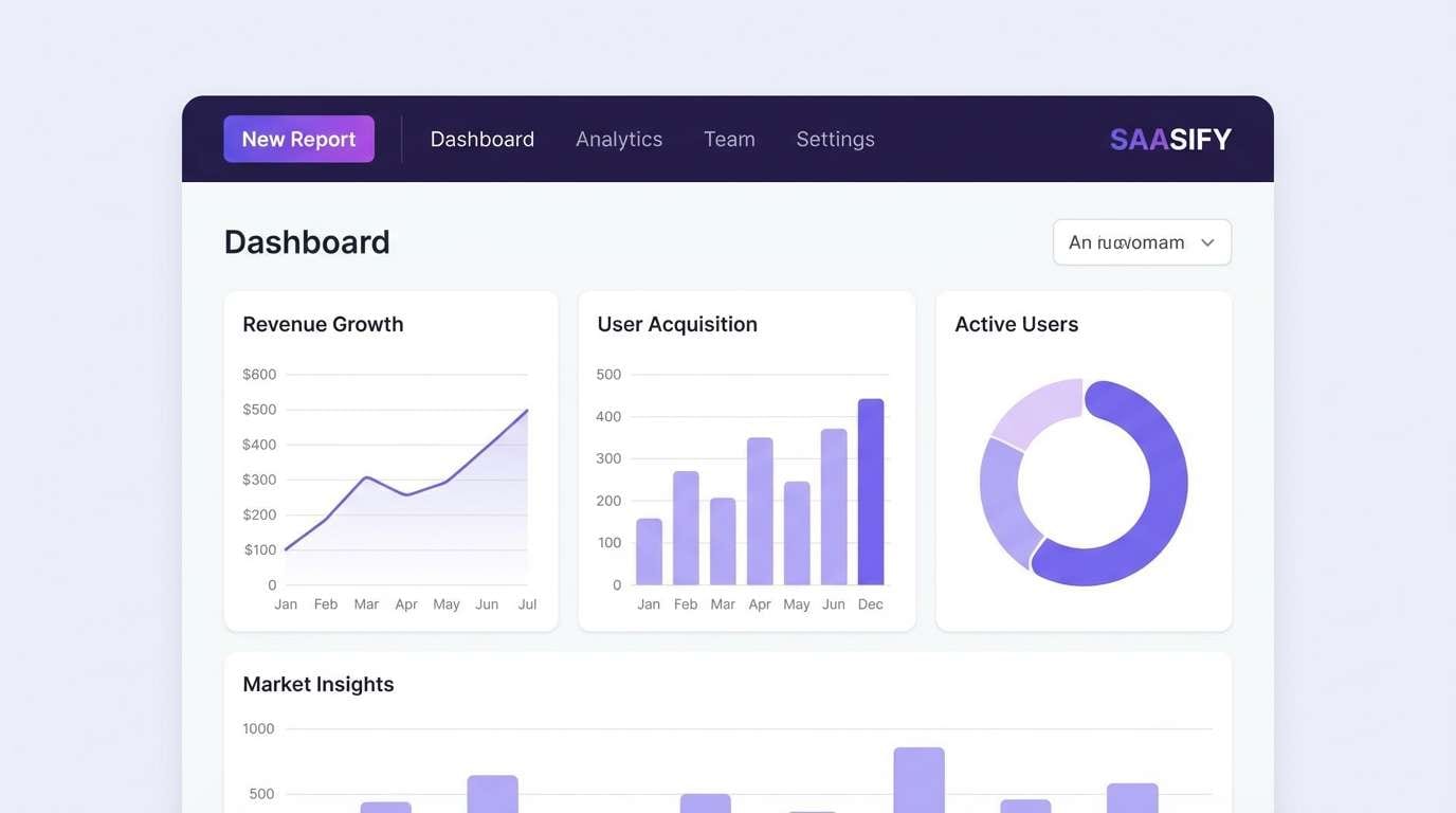 violet saas dashboard ui