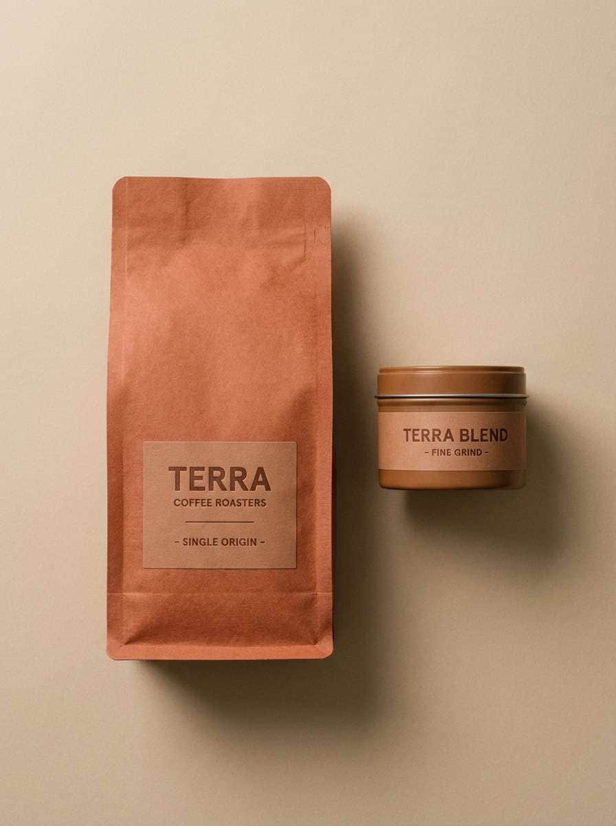 rosewood spice coffee packaging