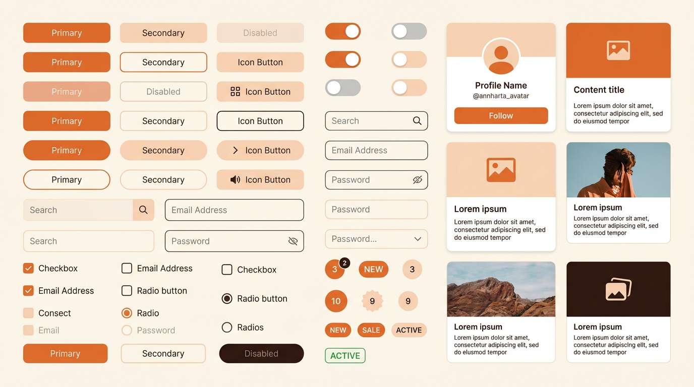terracotta ui kit components