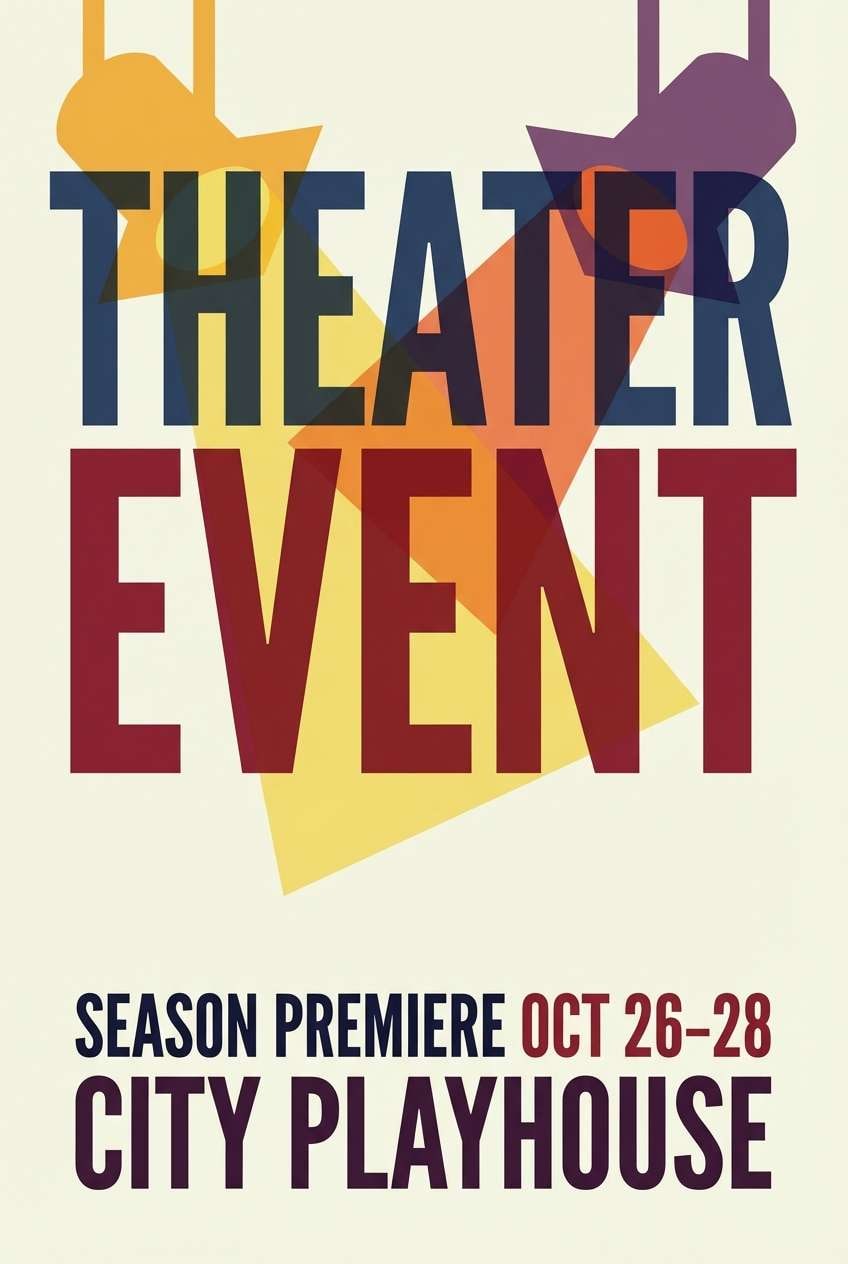 theater event poster