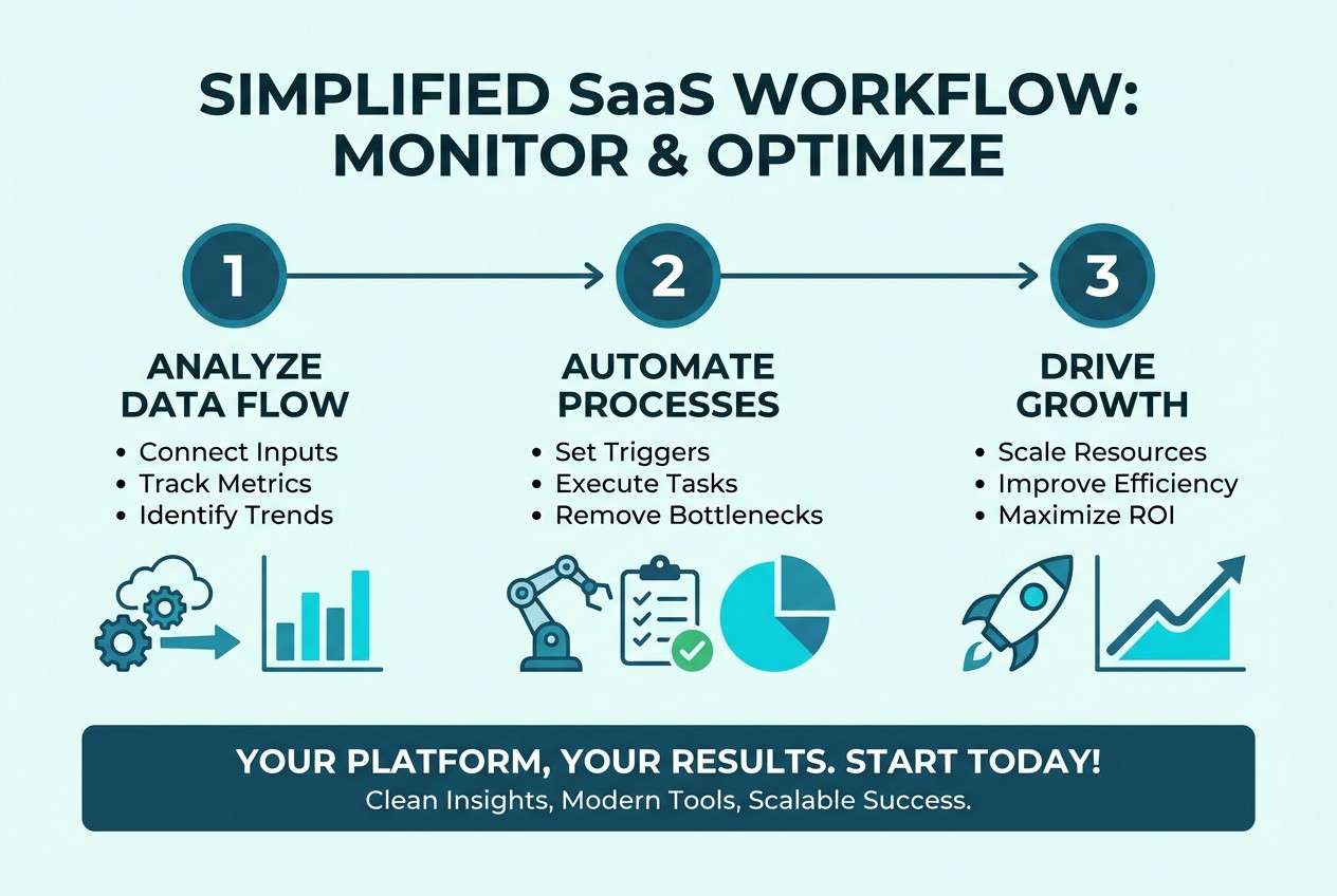 saas infographic layout