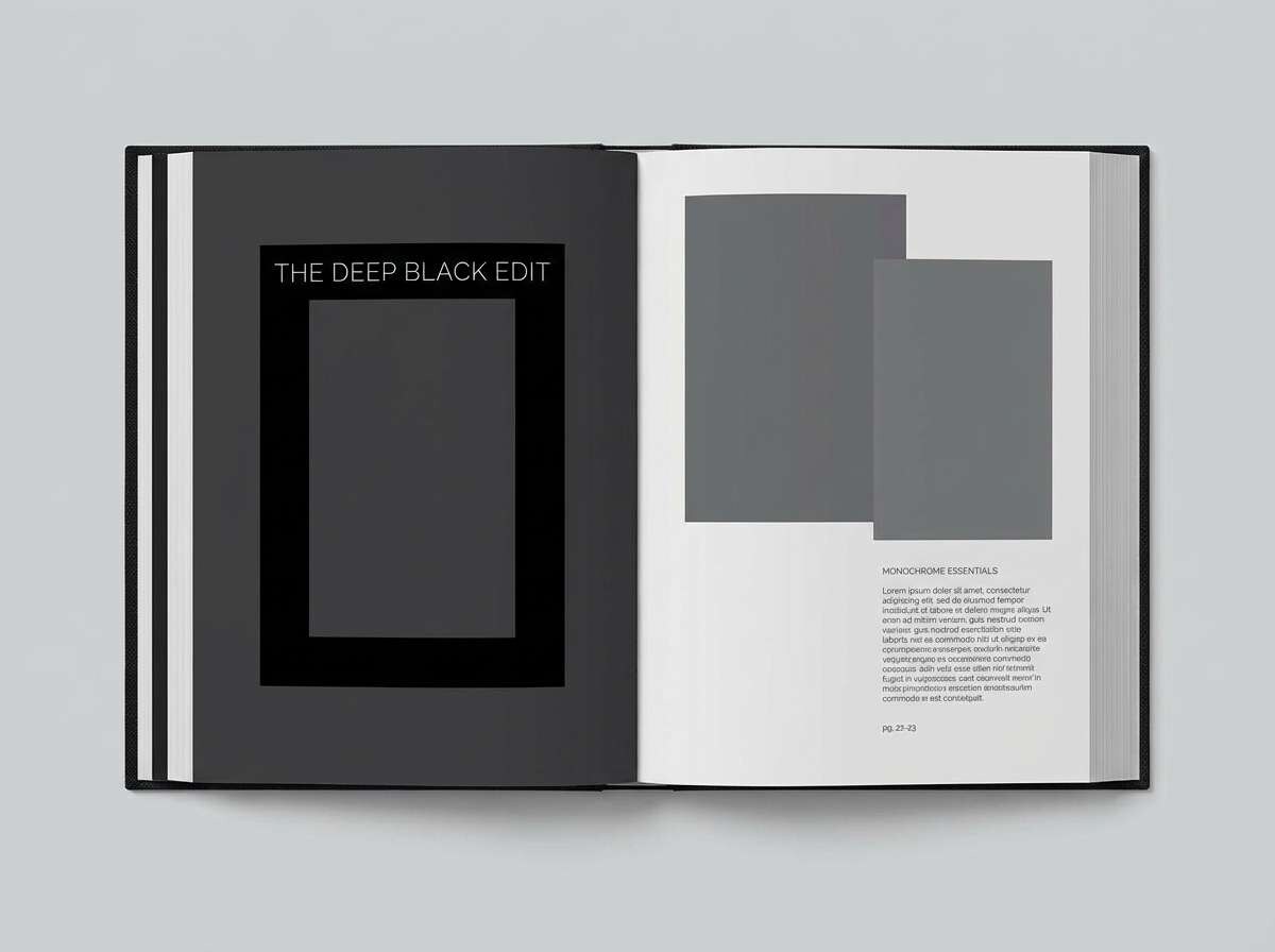 noir lookbook layout