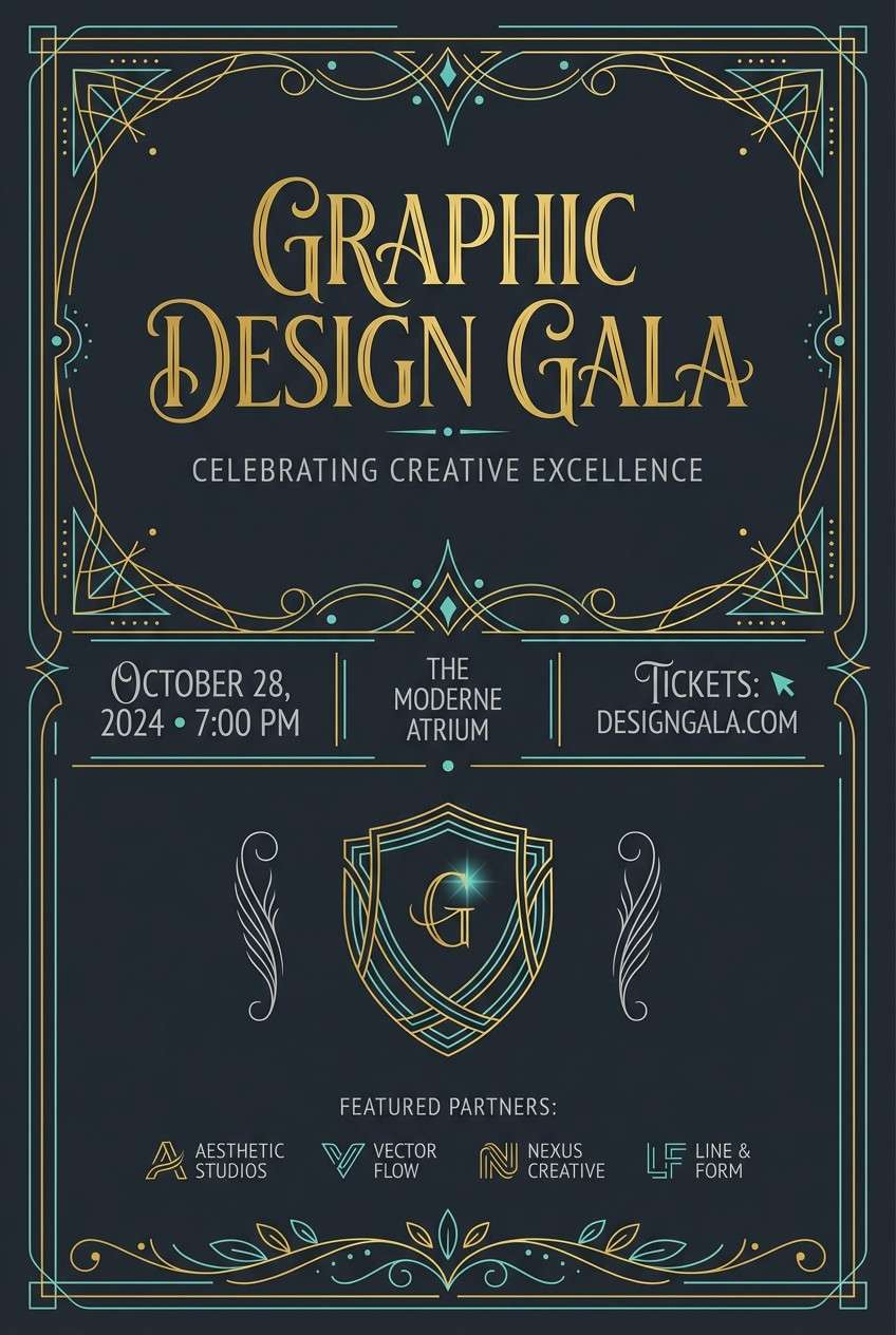 gala event flyer