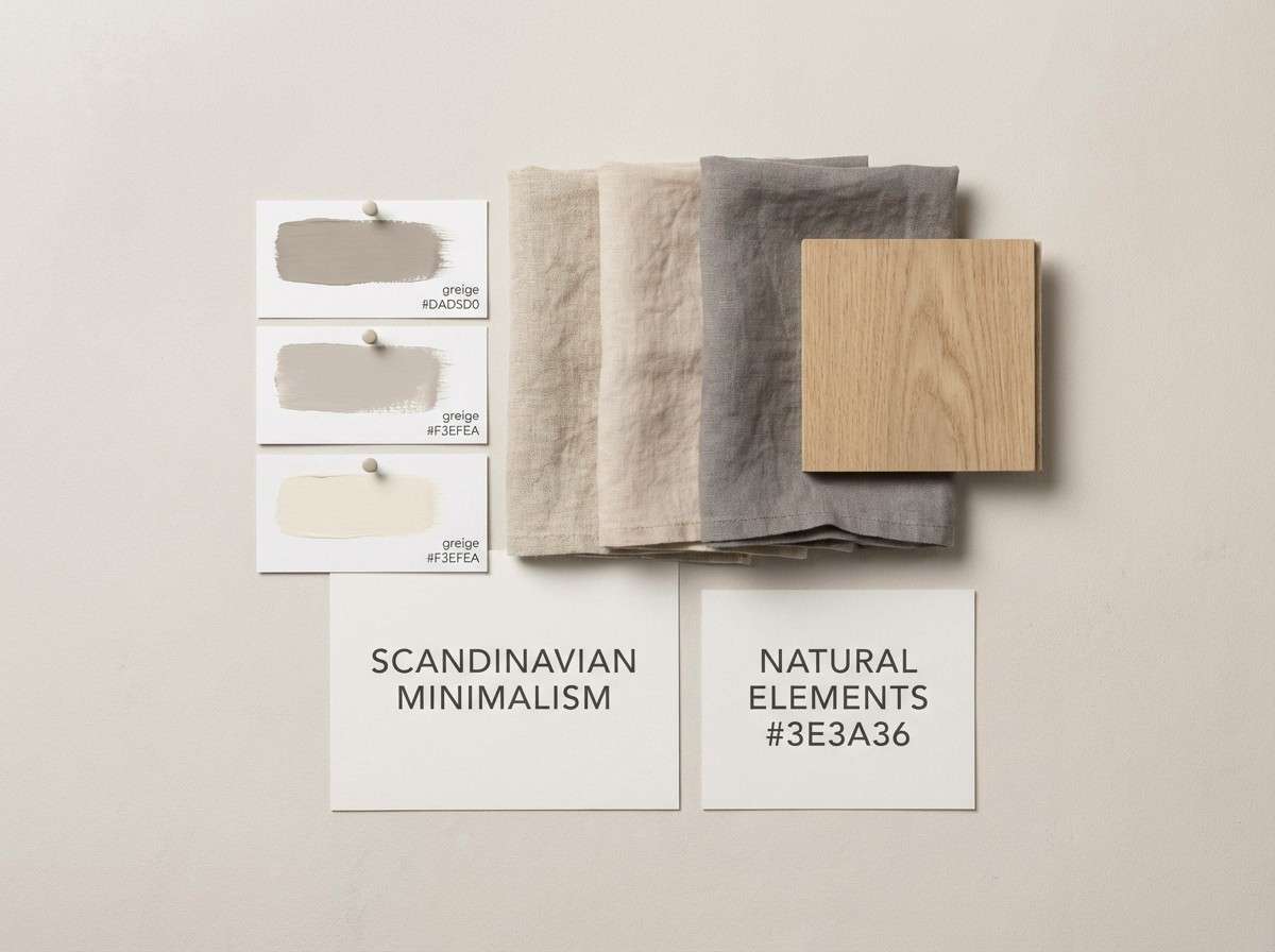 greige interior moodboard