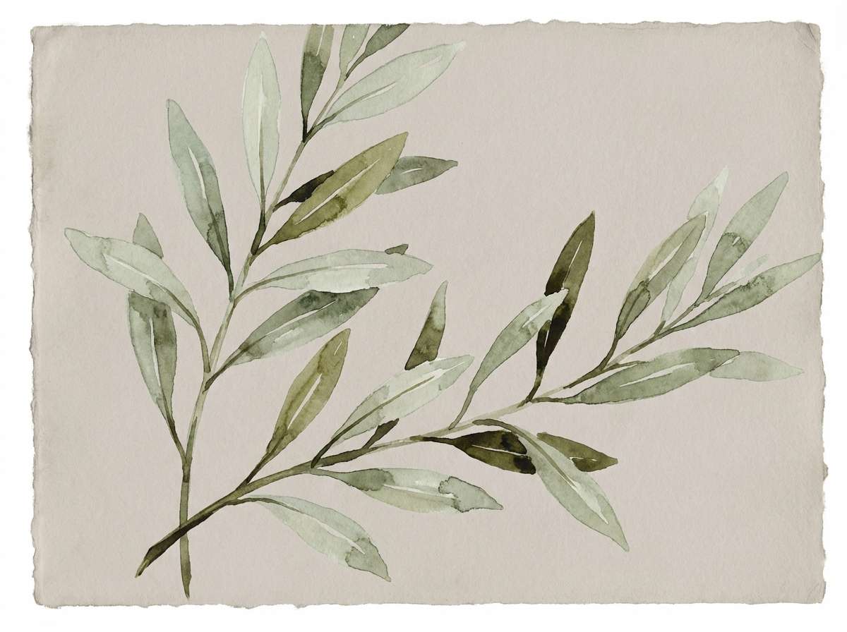 botanical watercolor print