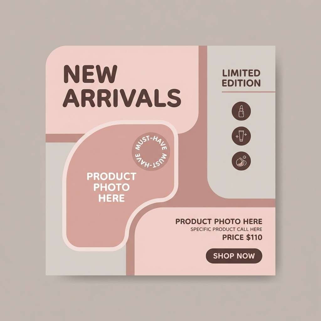 blush social template