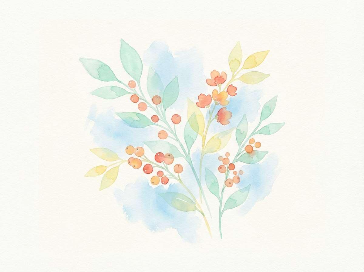 watercolor botanical illustration