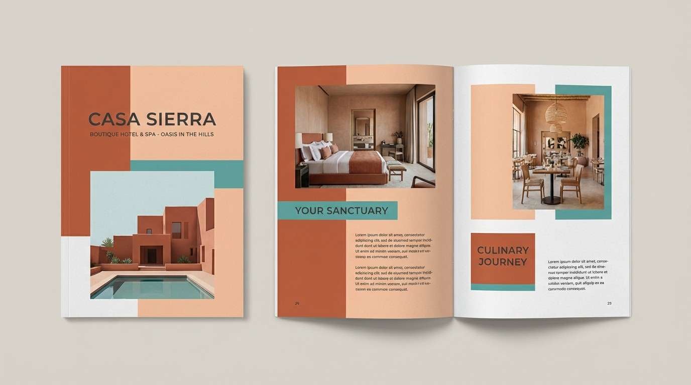 boutique hotel brochure