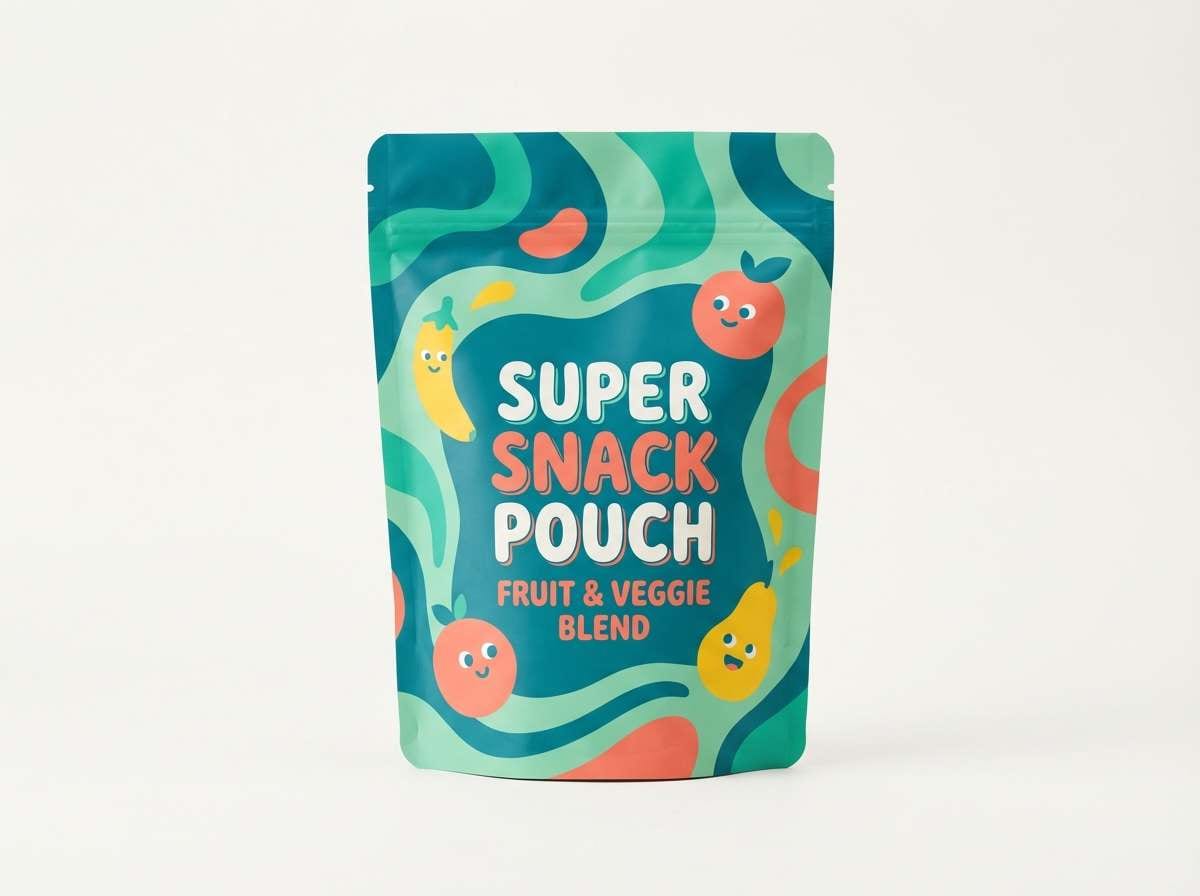 kids snack packaging