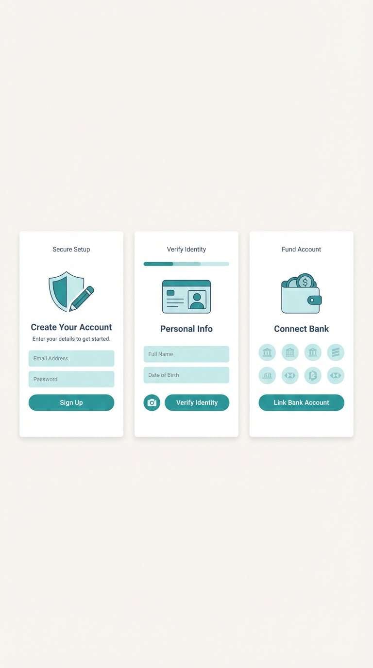 fintech onboarding ui