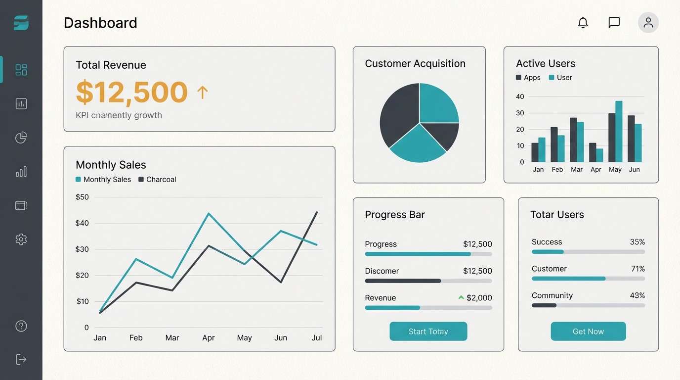 saas dashboard ui