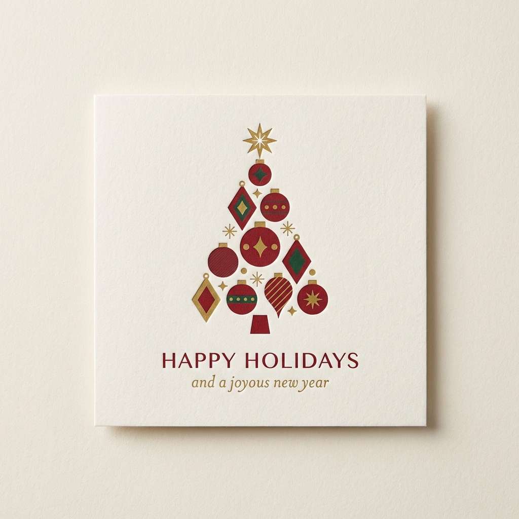 classic holiday card