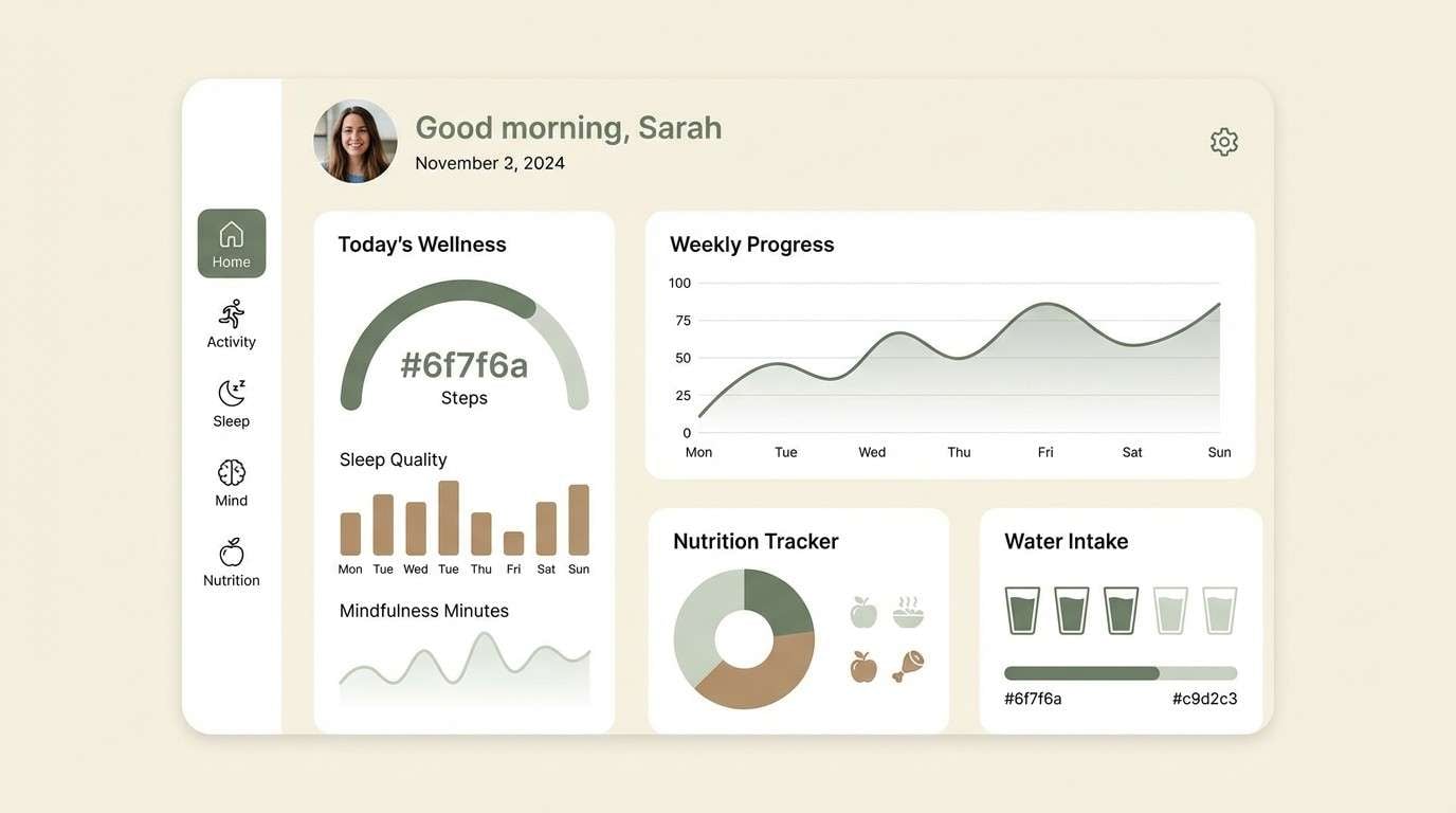 farmhouse wellness ui
